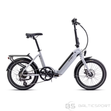 Salokāms elektriskais velosipēds ROMET E-Wigry 1.0, sudrabs