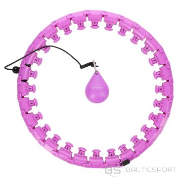 HMS Liela izmēra vingrošanas riņķis HHW12 ar kniedēm un svaru violets (N/A)