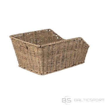Bicycle rack basket Basil Cento Rattan Look, light brown