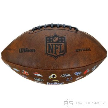 Wilson NFL Oficiālā Throwback 32 komandas logotipa bumba WTF1758XBNF32 (9)