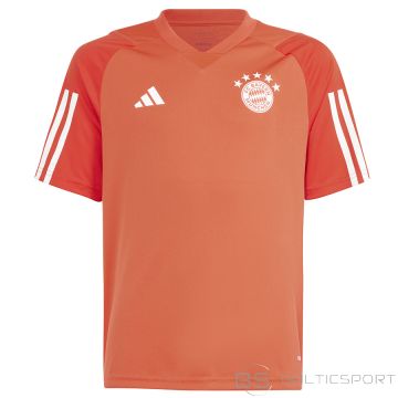 Adidas FC Bayern Training JSY Jr T-shirt IQ0613 / red / 128 cm