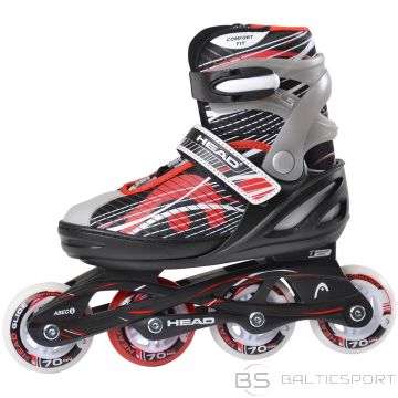 Head Jr Red Adjustable Inline Skates regulējamas bērnu skrituļslidas (H6JR06)