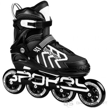 Inline skates Spokey Khan Bk / Wh Jr 927032-927033 (31-34)