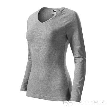 Malfini Футболка Elegance W MLI-12712 тёмно-серый меланж (XS)