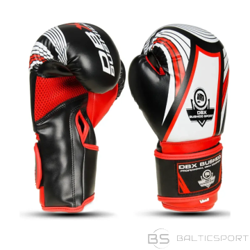 Boksa cimdi bērniem Bushido DBX 6oz - sarkani junioru gaumē