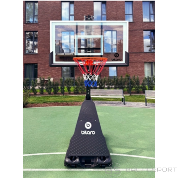 Pārvietojams basketbola grozs Bilaro Houston 60'' ar polikarbonāta vairogu 152 x 80 cm