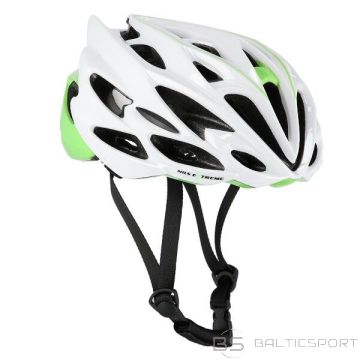 Aizsargķivere Nils Exrteme MTW58 L-izm (58-61cm) balta/zaļa