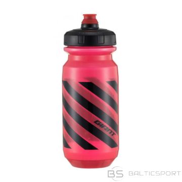 Drinking bottle GIANT DOUBLESPRING 600cc TRANSPARENT RED/BLACK