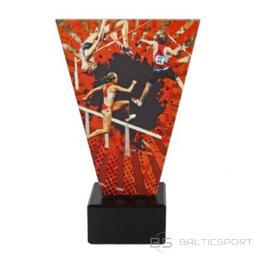 Tryumf Vieglatlētikas stikla trofeja (15 cm)