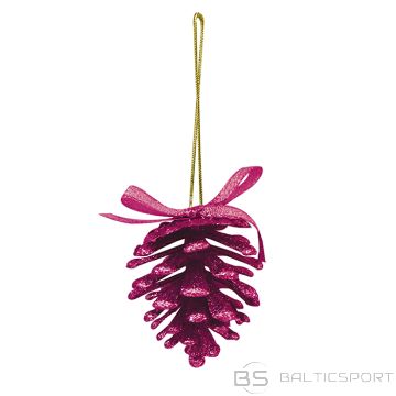 Egļu rotājumi 13/6cm, purpura