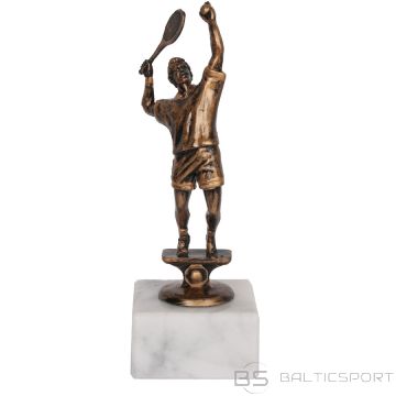 Statuetka Tenis Ziemny GTsport / 16 cm / brązowy