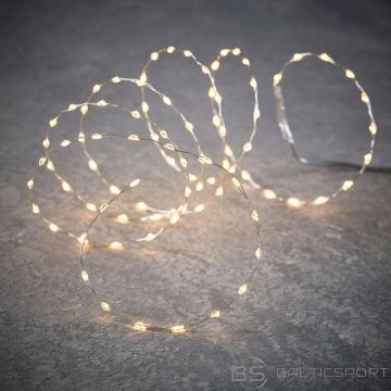 Luca Ar baterijām darbināmas stiepļu lampas GARLAND 90 LED balta mirgojoša gaisma (nav pieejama)