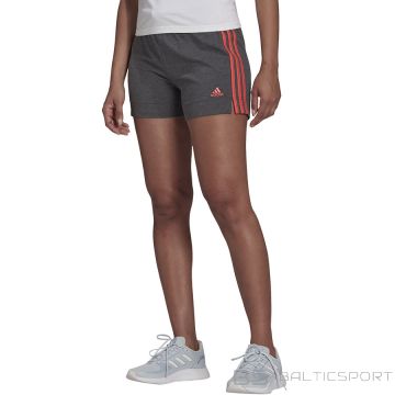 Šorti Adidas Essentials Slim 3 svītru šorti HD1810 / Pelēka / XS