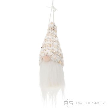 Home & Styling Collection DEKORATIVS KULONS ZIEMAS VECĪTIS 11CM BALTI FLITERI