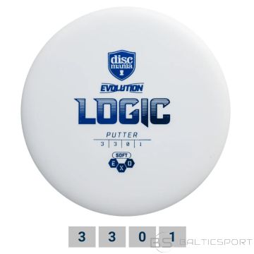 Discgolf DISCMANIA Putter SOFT EXO LOGIC Evolution White 3/3/0/1