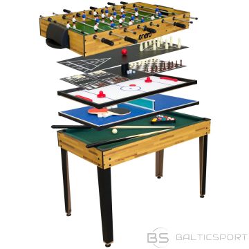 Enero Galda spēle 9 vienā – galda futbols, biljards, galda teniss, 121x61x80 cm