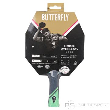 Ракетка для настольного тенниса /Rakete P-Pong Butterfly Ovtchov Gold / FL- wklęsły /