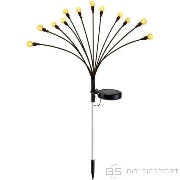 BS Saules lampa &quot;Dejo vējā&quot; Baltas bumbiņas 12 LED 72 cm Silti balta (nav pieejama)