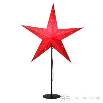 Christmas Decoration DECORATIVE LAMP ADVENT STAR STANDING LED 45CM RED