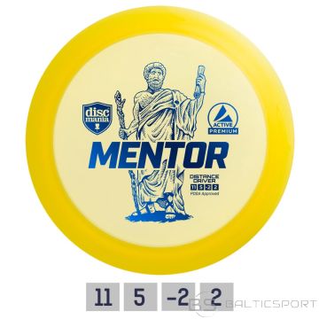 Disks / DISCMANIA Distance Driver PREMIUM MENTOR 11/5/-2/2 Yellow