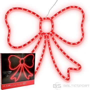 Koopman DECORATIVE BOW 55CM RED 120 LED