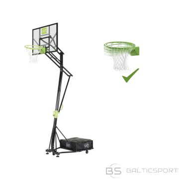 EXIT Galaxy portable basketball backboard on wheels with dunk hoop