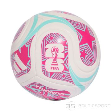 adidas World Cup 26 Trionda Club football white, pink and blue JD8054 (4)