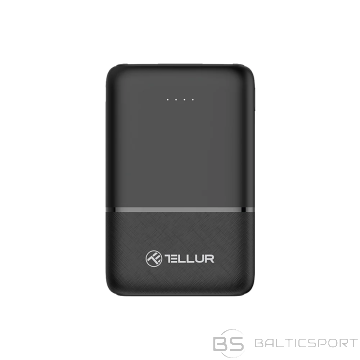 Tellur 5000mAh power bank 2xUSB+USB-C+MicroUSB black