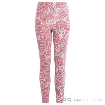 Adidas Leggings Essentials Future Icons Allover Print Tights girls IC0095 / red / 140 cm