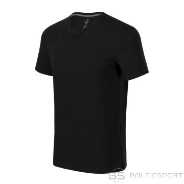 Malfini Action V-neck T-shirt M MLI-70001 black (M)