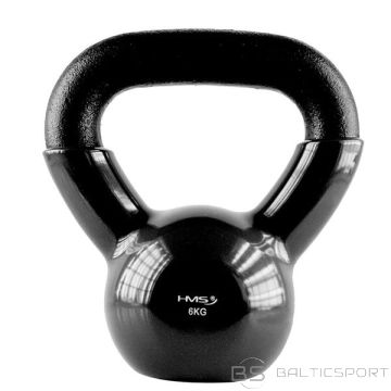 Svaru bumba čuguna /HMS KNV 6 KG ČUGUNA KETTLEBELL (melns)