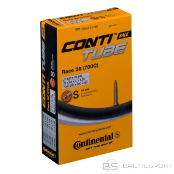 Iekšējā caurule CONTINENTAL Tube Race 28 Valve Presta 18/25-622/630