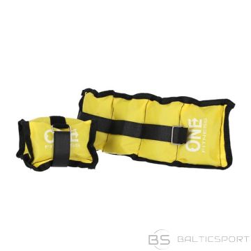 One Fitness WW01 SPILVENU SVARI 2 x 0,7 KG (dzeltens)