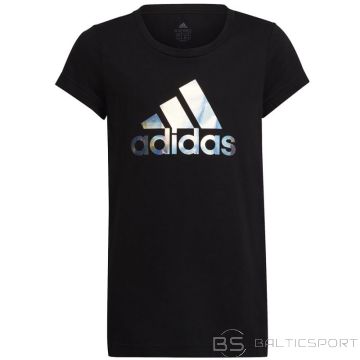 Adidas Dance Metallic Print Tee Jr HD4407 (140 cm)