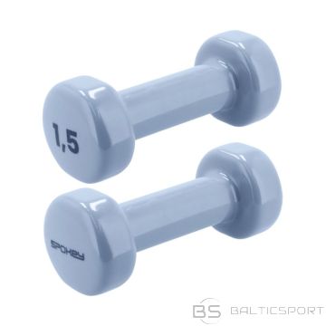 Spokey Vinila hanteles, 2 x 1,5 kg, 941964 (nav pieejams)