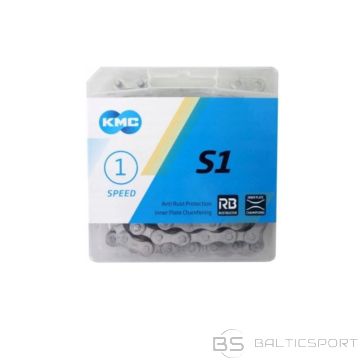KMC Цепочка S1, 112 звеньев, серебристая коробка (недоступно)