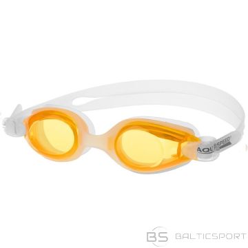 Aqua-speed Ariadna baltas / oranžas peldēšanas brilles / senior / Oranža