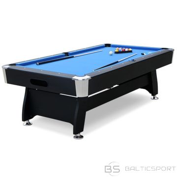 Biljarda galds Bilaro Winner 7 pēdas (213x118cm) zils audums ar komplektu