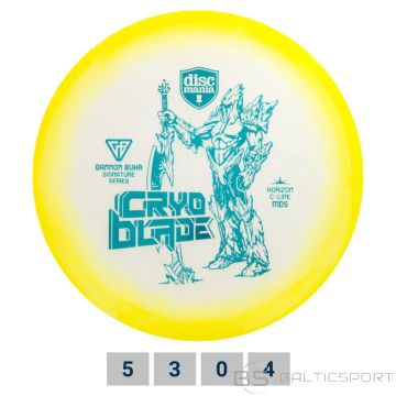 Discgolf DISCMANIA Midrange Driver C-LINE HORIZON MD5 Cryo Blade Gannon Buhr Yellow 5/3/0/4