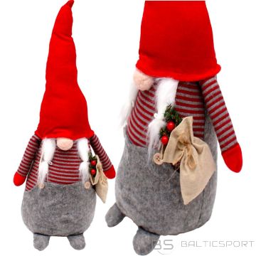 Saska Christmas DECORATIVE SANTA 50 CM GIRL WITH SACK AND Rowan