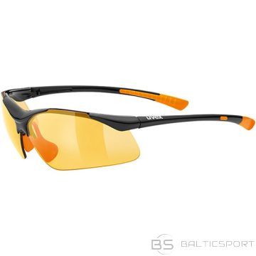 Uvex Sportstyle 223 glasses black and orange (N/A)
