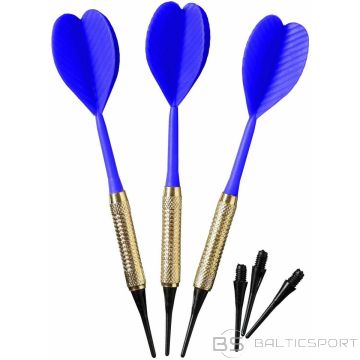 Best Sporting ДАРТС ПЛАСТИКОВЫЕ ДАРТСЫ 3 ШТ. СЕЙФ - СИНИЙ