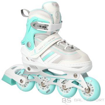Nils Extreme NH18191 2IN1 balti/zili izmērs L (39-43) skrituļslidas/ daiļslidas