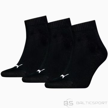 Puma Quarter Plain Socks 3 Pairs 938589-06 / Black / 35-38