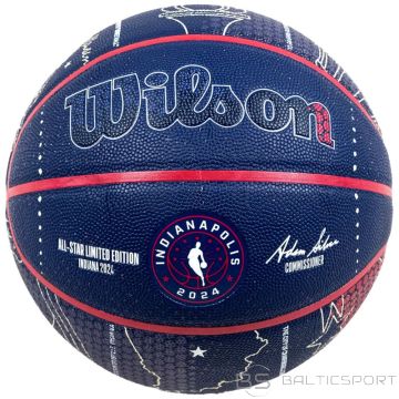 Wilson NBA Visu zvaigžņu 2024. gada Indianapolisas kolekcijas bumba WZ2015601XB (7)