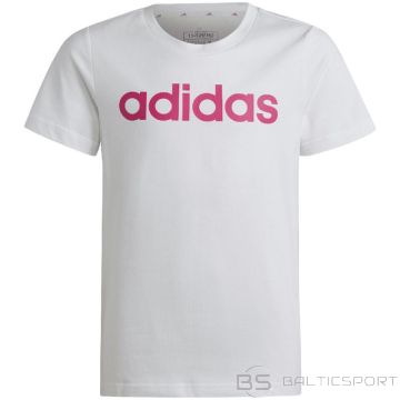 adidas Essentials Linear Logo Cotton Slim Fit Tee Jr IC3150 (152cm)