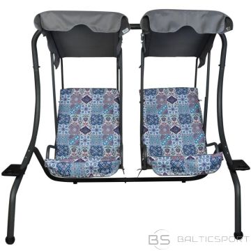 BS SONIC dārza un balkona šūpoles ar 2 sēdvietām, mozaīka (nav pieejams)