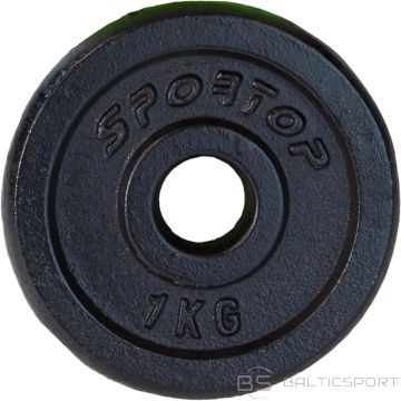 Enero Fit BLACK CAST IRON WEIGHT 1 KG diameter 26.5
