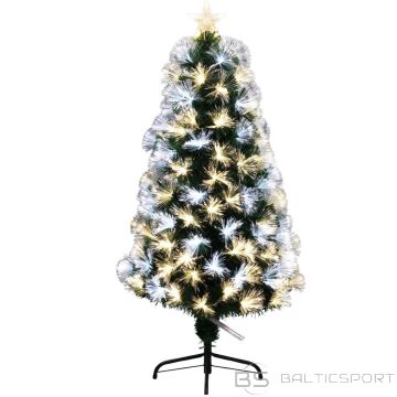 Christmas Decoration DECORATIVE FIBER OPTIC CHRISTMAS TREE WARM COOL WHITE 120CM