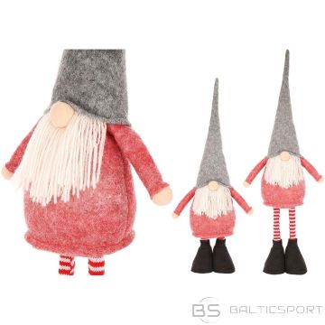 Saska Garden DECORATIVE gnome gnome on TELESCOPIC LEGS 64-79CM RED